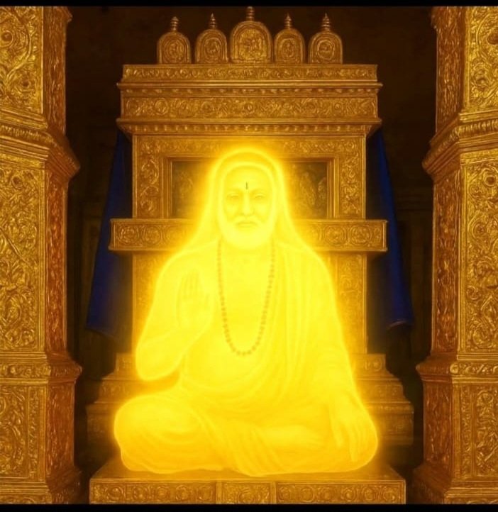Pujyaya Raghavendraya Satya Dharma ratayacha bhajatam kalpavrukshaya namatam kaamadhenave 🙏🙏