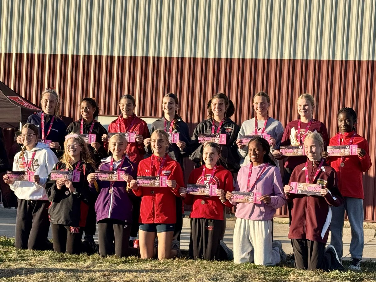 🏆 State Qualifying Meet Champs! 🥇

🔥 Individual Qualifiers 🔥

🥉 Channing Becker
🏃‍♀️ Aubree Wilde
🏃‍♀️ Maddie Gorsh

🔥Team Qualifiers 🔥

🏃‍♀️ Leighton Maas
🏃‍♀️ Abigail Reed
🏃‍♀️ Ella Kleinmeier
🏃‍♀️ Edie Axmear

🔥🔥🔥ON TO STATE!!! 🔥🔥🔥