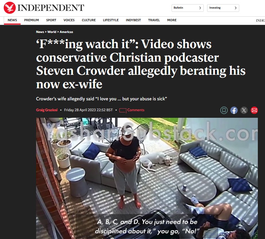 Threatening your pregnant wife. 

Opinion disregarded.