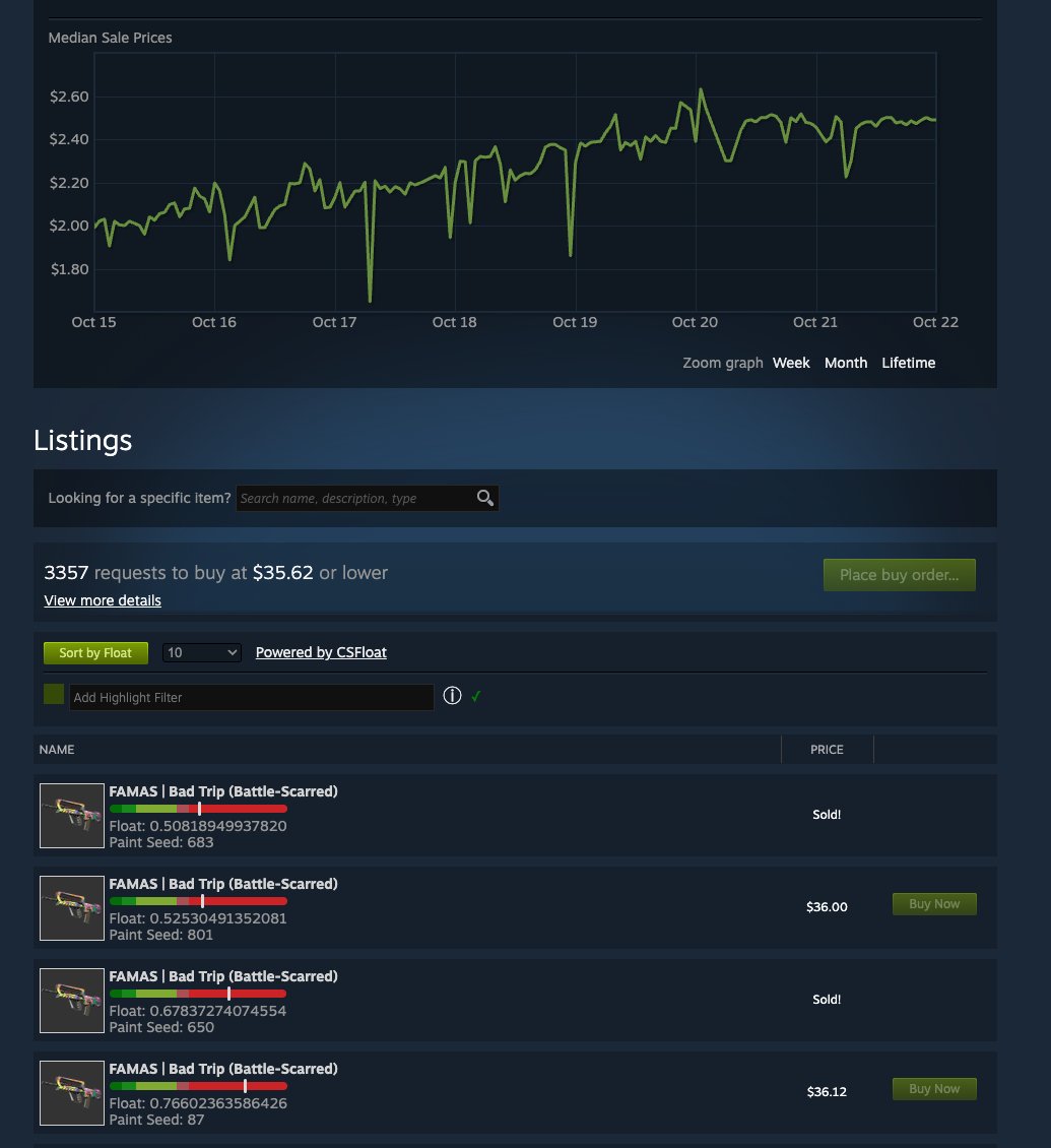 ChronoYinger's tweet photo. a $2.4 famas yesterday can be a $36 famas today https://t.co/u5djCbvf3m