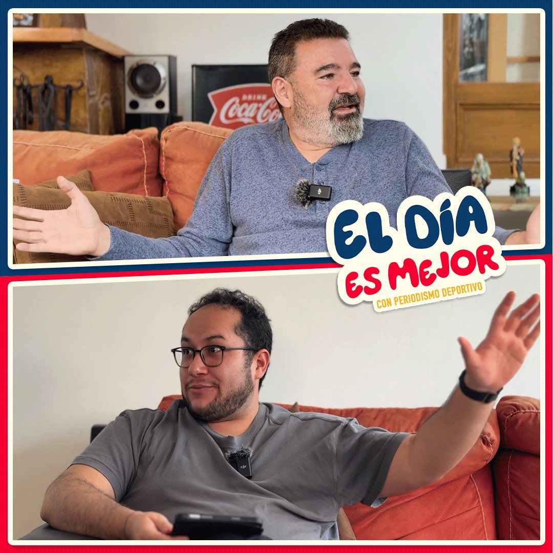 ¡Estamos de estreno! Episodio nuevo con <a href="/odin_ciani/">Odin Ciani ✖️</a> como invitado.

Aquí puedes ver el episodio completo: youtu.be/_LbxHlJE3rs 👈🏼

#ElDíaEsMejor con periodismo deportivo.