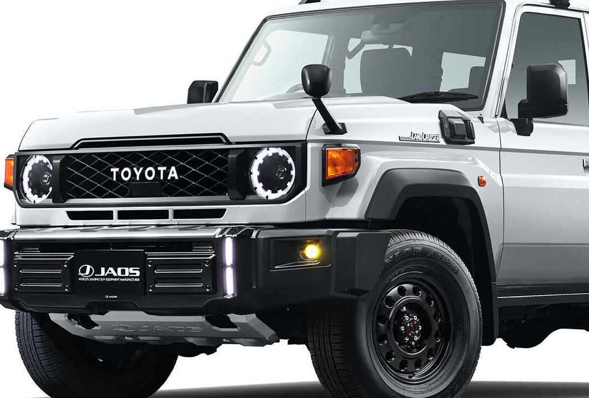 responsejp's tweet image. ヘリテイジな世界観と力強いクロカンスタイル…モデリスタから『ランクル70』用カスタマイズアイテム発売
response.jp/article/2025/1…

#トヨタ #ランドクルーザー70 #モデリスタ #アフターマーケット