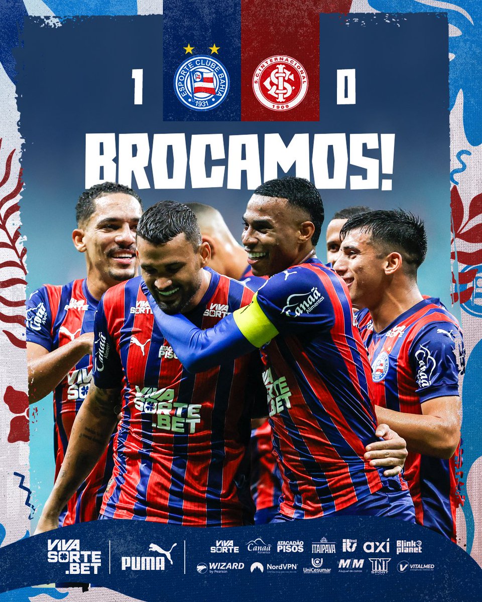 🙌🏽 SUBINDO NA TABELA!

Com gol de Willian José, Esquadrão bate Internacional na Fonte Nova (1 a 0) e assume a 5ª posição. Sábado será contra o São Paulo, fora de casa, pela 30ª rodada. #BBMP