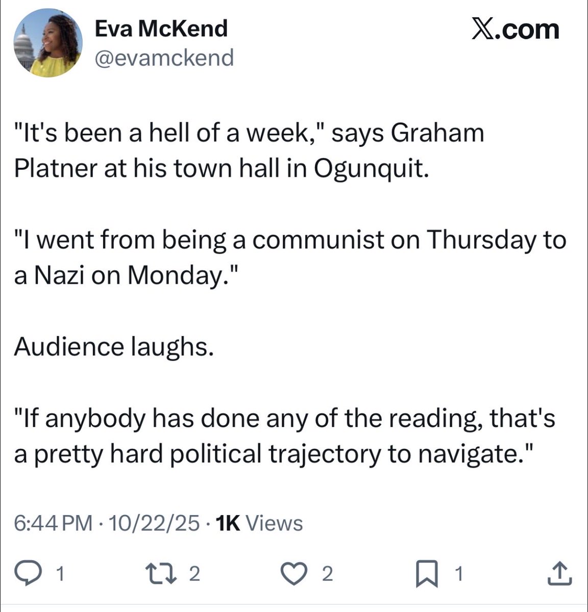bendreyfuss's tweet image. Pretty sure the whole commie-to-Nazi conversion actually happened constantly lol