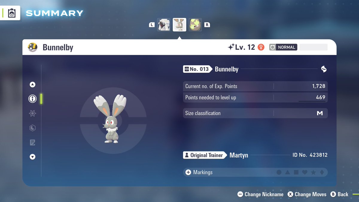 martynstuff's tweet image. Shiny #2 bun bun #PokemonLegendsZA