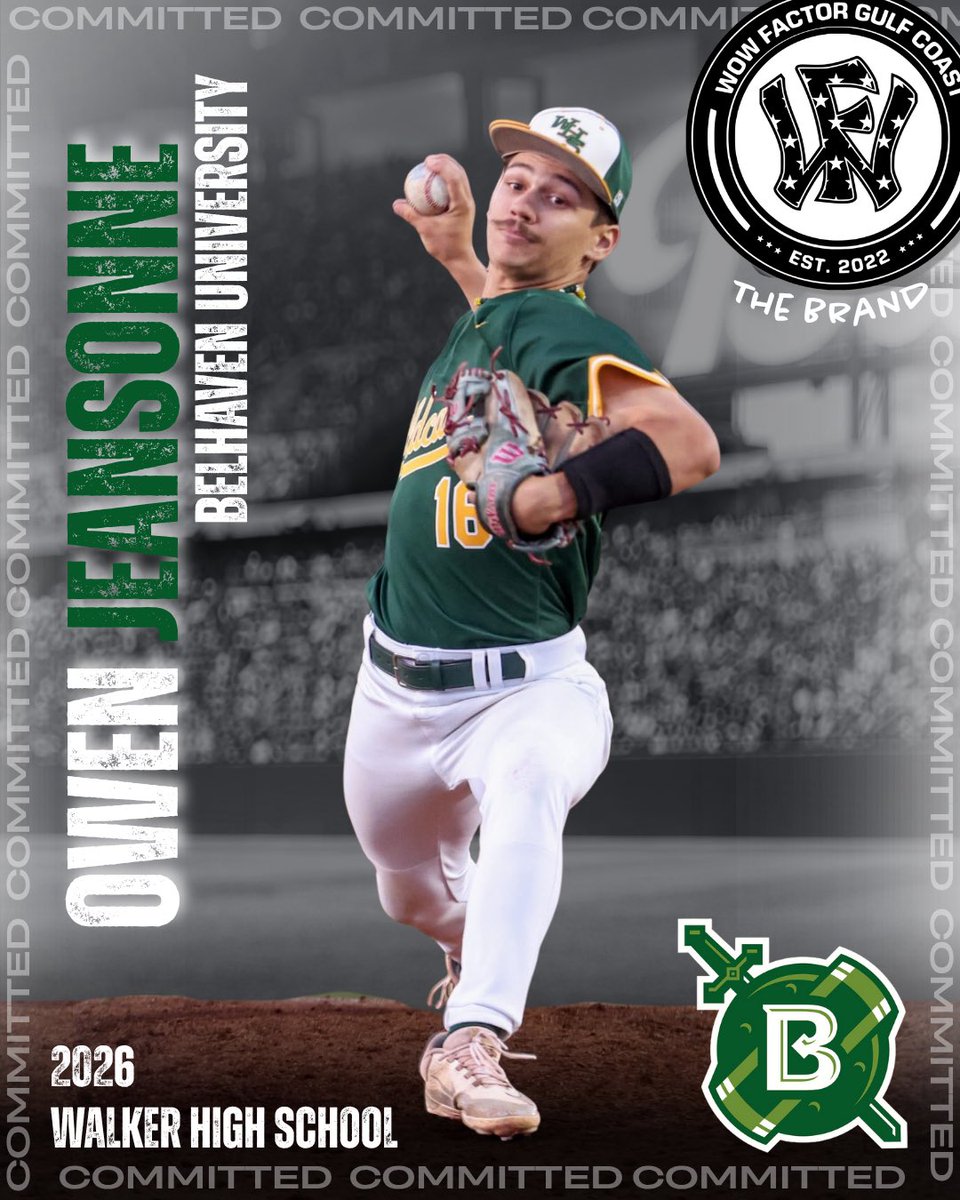 Congratulations to Owen and his family on your commitment to Belhaven.  

<a href="/OwenJeansonne/">Owen Jeansonne</a> <a href="/BelhavenBSB/">Belhaven Baseball</a> 
<a href="/LA_Nationals/">Wow Factor GulfCoast</a> <a href="/WowFactorNation/">Wow Factor Baseball</a>