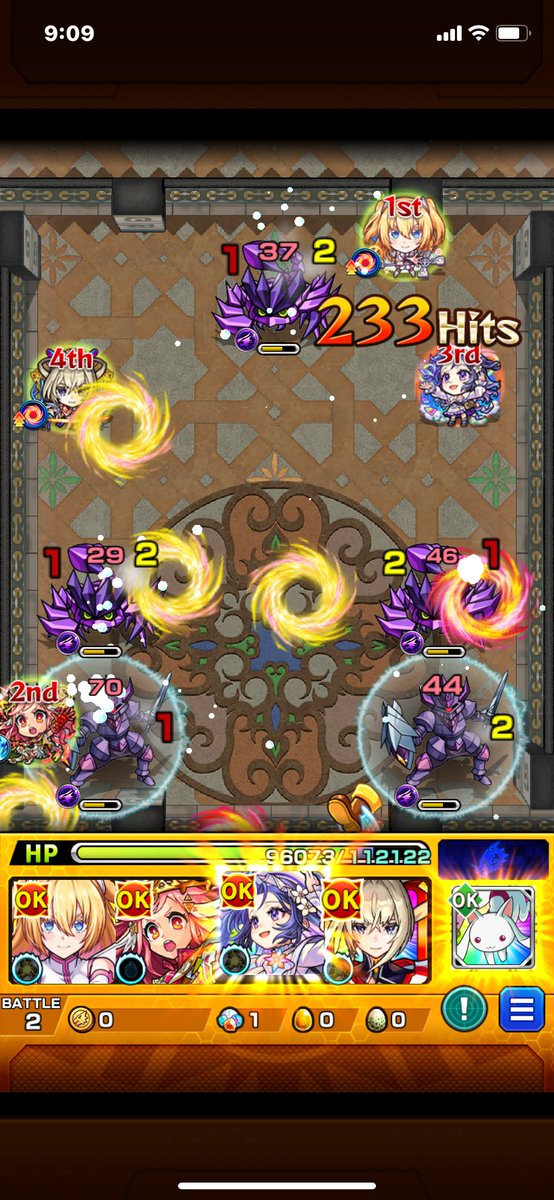 koko_desu46's tweet photo. おはようございます！ちょっとだけ途中経過です。
グランギニョルサボってたバカがいるらしいのでステ2抜いたら一旦周回ですかね

#モンスト https://t.co/3BiqX8zPF3