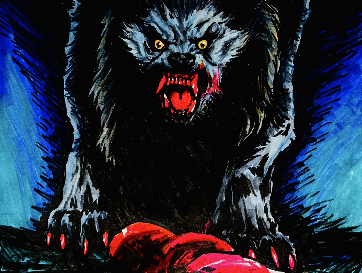 soapstingray's tweet image. marker screenshot redraw for Halloween mhuhahahahaaaa #anamericanwerewolfinlondon #davidkessler