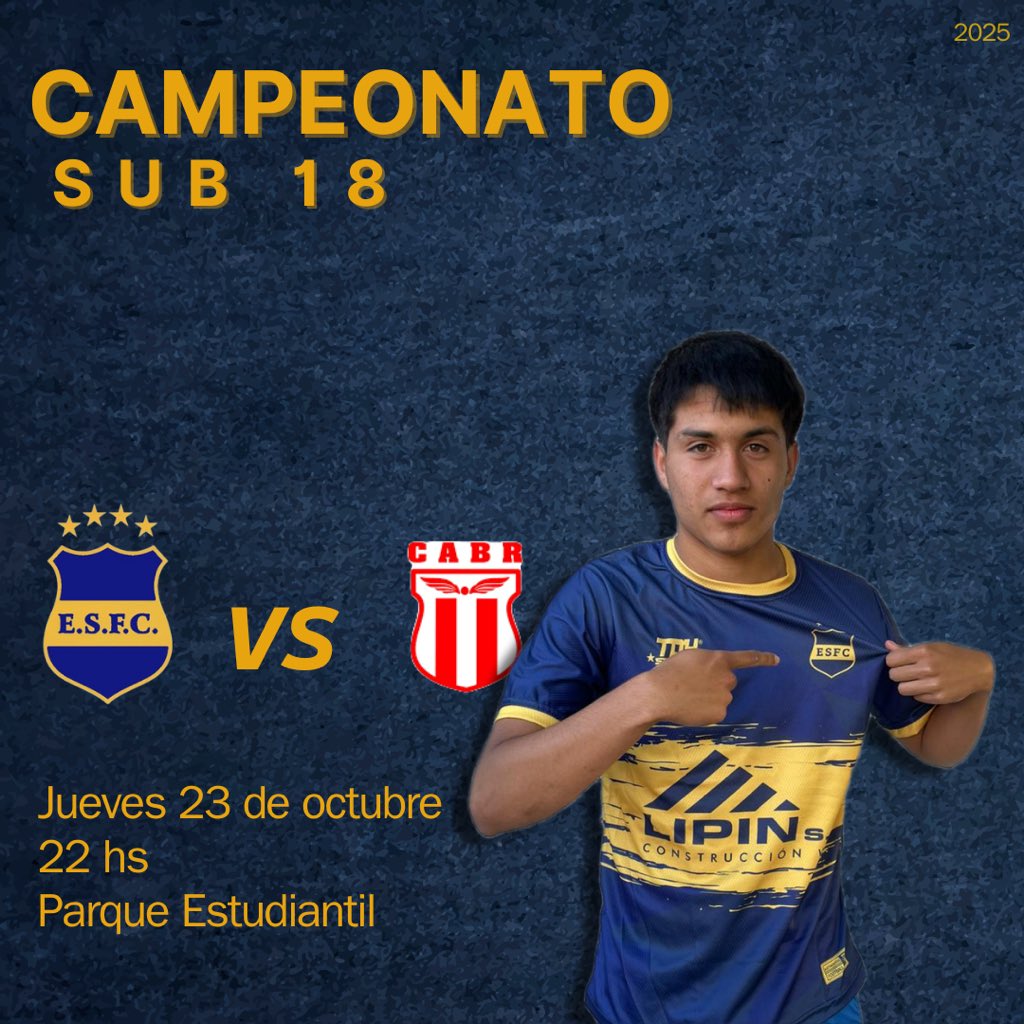 estudiantilfc's tweet photo. 𝗝𝗨𝗘𝗚𝗔 𝗟𝗔 𝟭𝟴 🔜

🆚 Boston River
🏟 Parque Estudiantil 
🗓 Jueves 23/10
🕘 22:00 horas

#VAMOSESTUDIOSO https://t.co/9bfzDJ8Um5