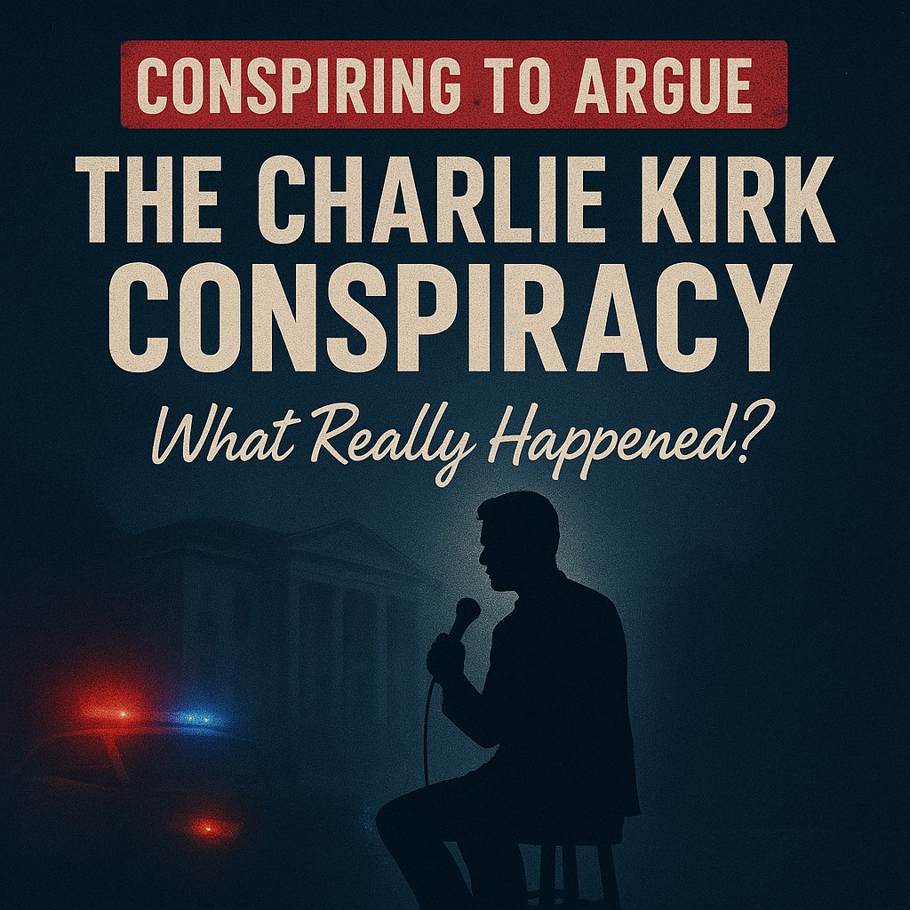 ctargue's tweet photo. New Episode!  #charliekirkassassination.  Who's responsible? 

 https://t.co/9lRBPpMBq1 https://t.co/rKNQJxmK73