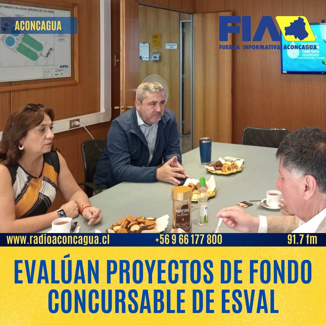 Este miércoles fueron evaluados los 100 proyectos de Aconcagua, que postularon al Fondo Concursable “Contigo en Cada Gota” de Esval.

Diversas organizaciones podrán adjudicarse hasta 2.5 millones para ejecutar sus sueños.