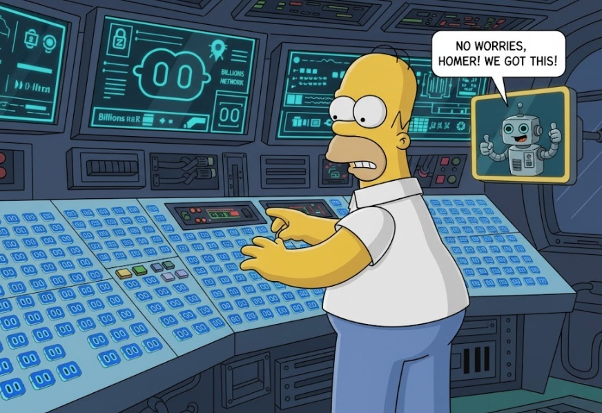 Drkaratel's tweet photo. Do you know who uses their technology? The founders of Polygon and Hermez have created technology that is trusted by more than 9,000 projects, including giants such as Tiktok and HSBC!

Even Homer Simpson is trying to figure it out
@billions_ntwk @jgonzalezferrer https://t.co/yvhIqf714y
