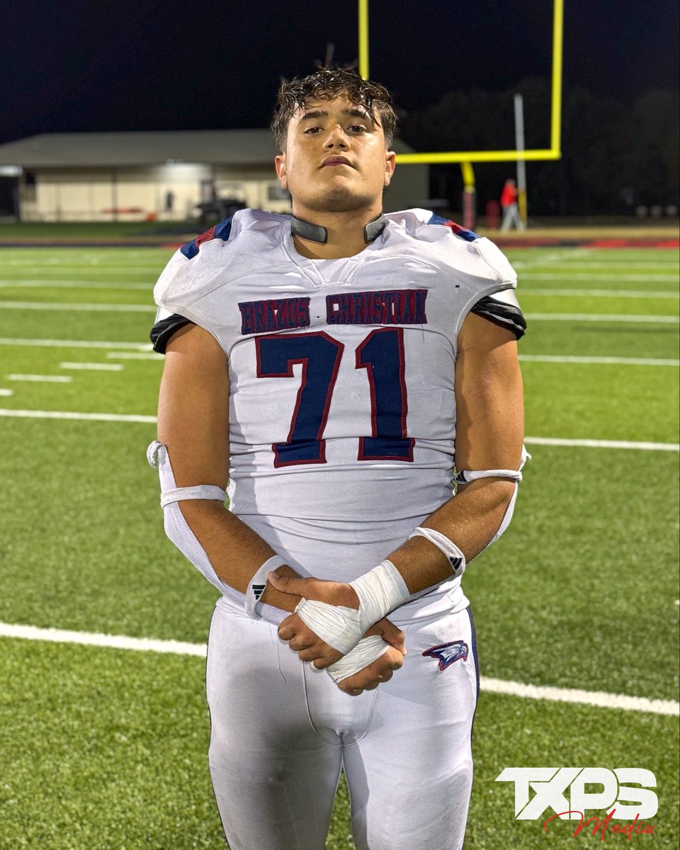 2027 Brazos Christian LB Ty Urban is a monster on this Eagle defense.

With 14 Tackles (11 solo) and 2 TFLs, Urban dominated in the 42-16 win over CTCS.

The returning 6’0 all state athlete is one of the best defensive athletes in TAPPS D4 and expect that to continue as we head