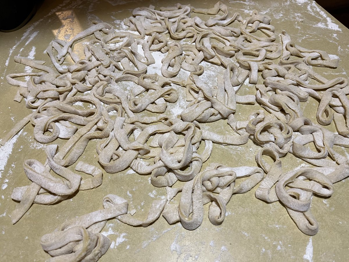 Made some homemade duck egg noodles tonight and some homemade Alfredo sauce to which I added some store bought pesto. Sautéed the imitation crabmeat with sea salt, black pepper, and olive oil then drizzled fresh squeezed lemon juice over it at the very end.