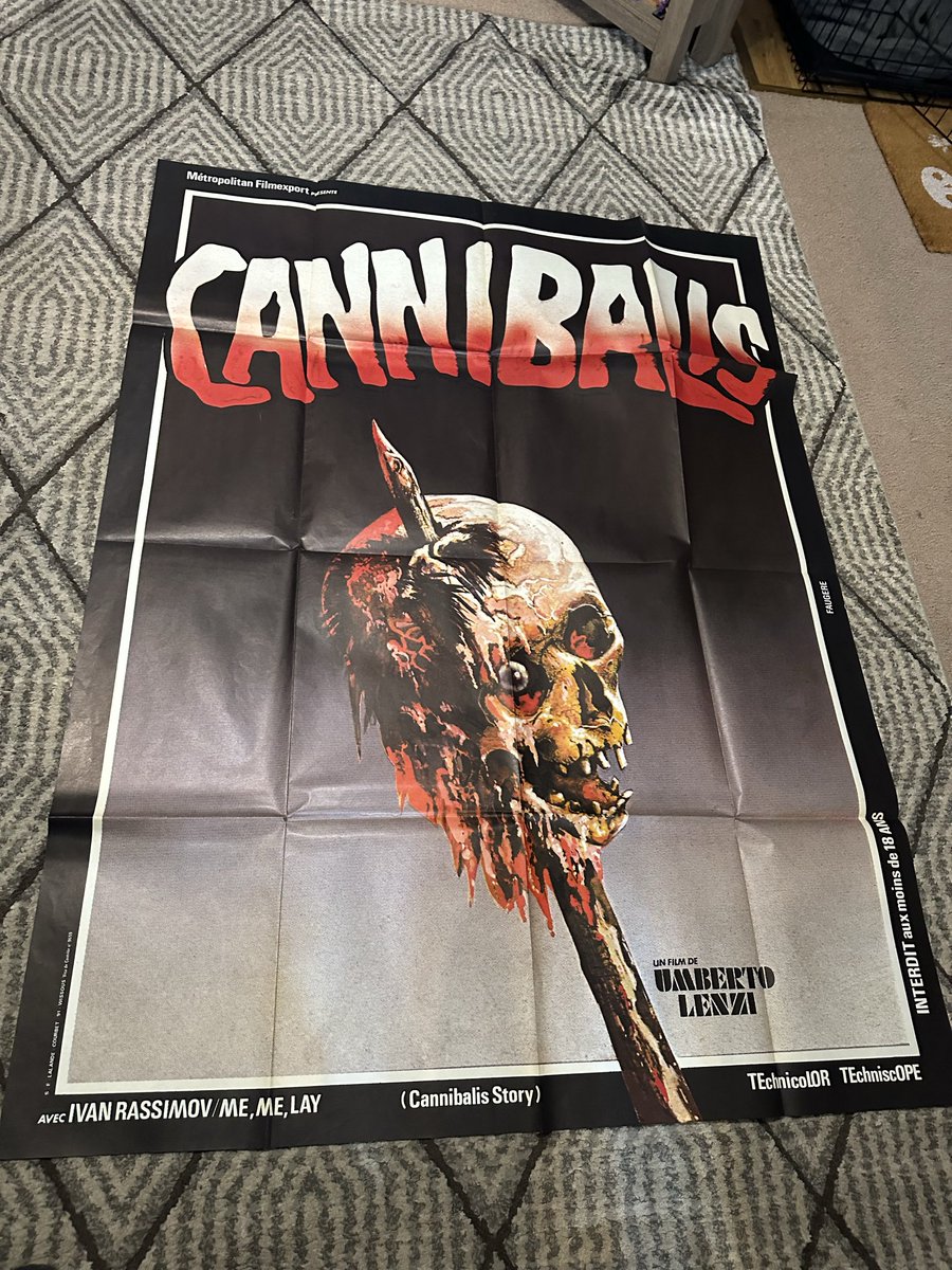 The Man From Deep River French Poster. This mother is a big one and so pretty.