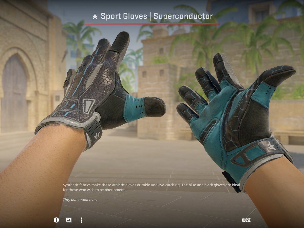 just got some new gloves....