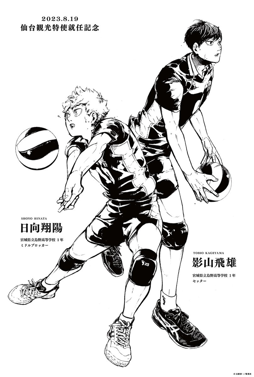 ハイキュー!! 仙台観光特使 及川徹・岩泉一 就任記念グッズの 【事後