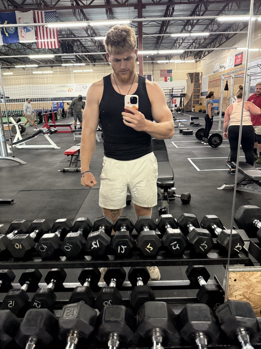 Just tryna be strong enough to put a female plug in line with finger strength alone