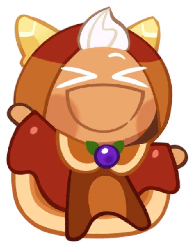 pancake cookie def my favorite rare cookie, like this guy is so cute