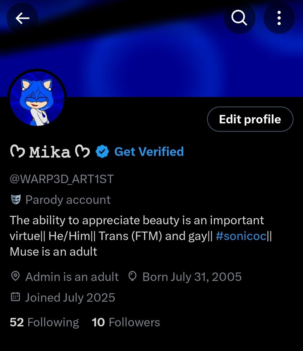 Sonic (@q_blue_blur_p) on Twitter photo // Chat, I'm still working on art regarding this absolute goober. For now, I'll unprivate it and let y'all follow it for when I eventually finish drawing some stuff for <a href="/WARP3D_ART1ST/">แกฃ๐ญฉ ๐ผ๐๐๐ แกฃ๐ญฉ</a> and for my old muse :3 // Chat, I'm still working on art regarding this absolute goober. For now, I'll unprivate it and let y'all follow it for when I eventually finish drawing some stuff for <a href="/WARP3D_ART1ST/">แกฃ๐ญฉ ๐ผ๐๐๐ แกฃ๐ญฉ</a> and for my old muse :3