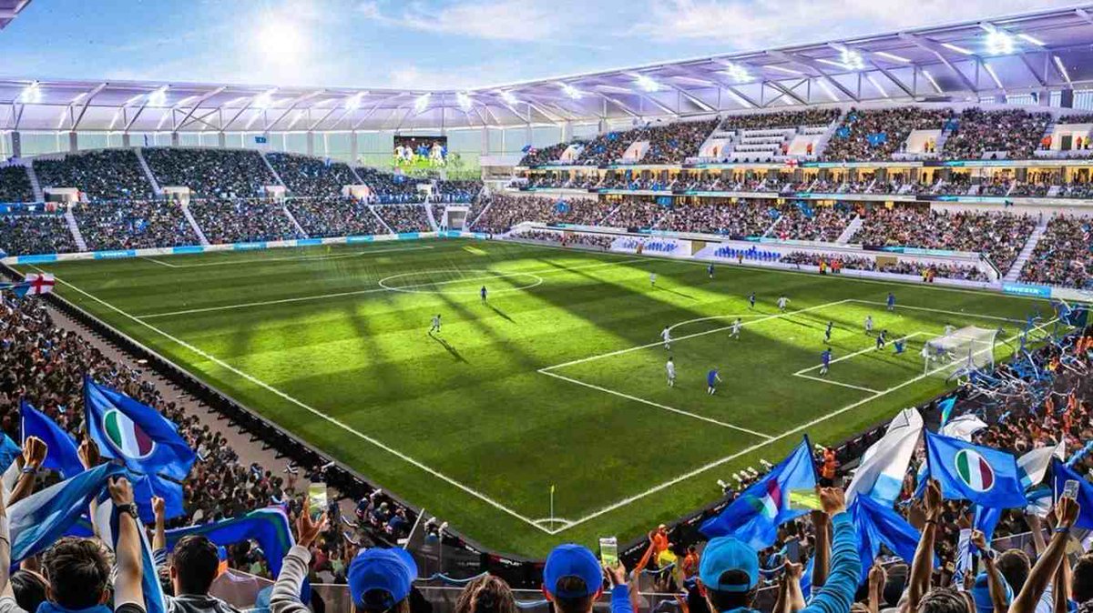 El día de ayer se colocó la primera piedra del que será el nuevo estadio del Venecia de la Serie A italiana 🇮🇹

Es uno de los estadios más genéricos qué haya visto en mi vida, no puedo creer que hayan optado por ese diseño

Populous hizo algo aburrido, gris y olvidable