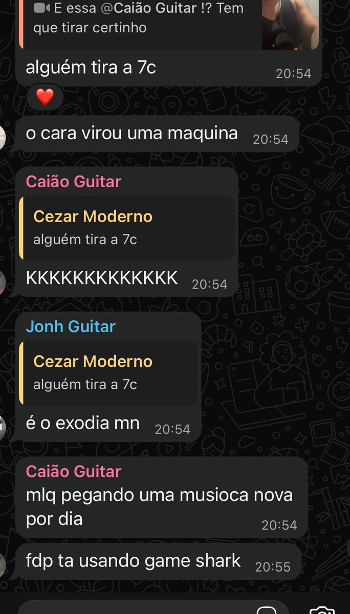 _bKG_z's tweet photo. kkkkkkkkkk ja era fi 7 cordas, bk do novo testamento https://t.co/voWpsFq0Ld