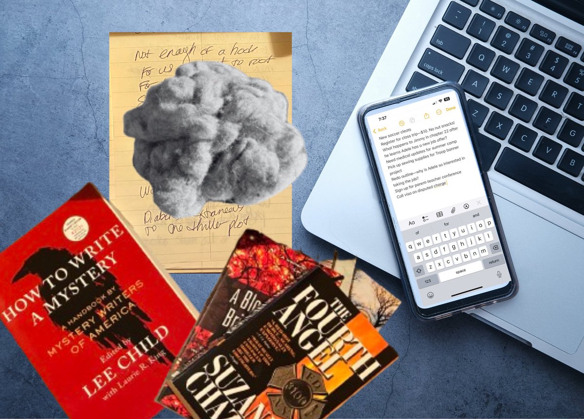 SuzanneChazin's tweet photo. What happens when you're always the "parent on call?" You lose your ability to think deeply. Read my latest Substack, "Writing with Oven Mitts," and find out how to banish "mental lint" and reclaim your focus. https://t.co/08U98uOIC1 https://t.co/qcoPrKwUnX