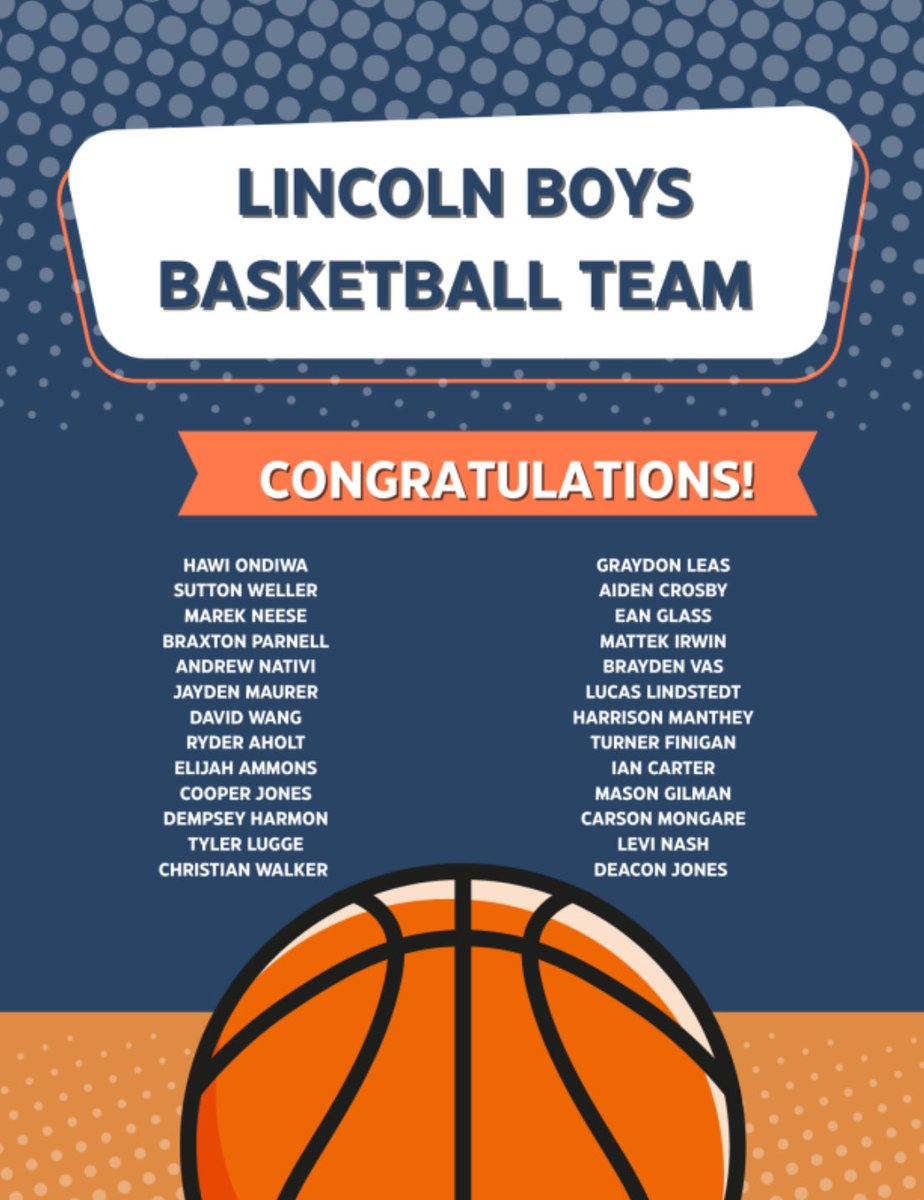 Congratulations guys! Thank you to all the terrific guys who came to tryouts this week! 
#RoarLikeaTiger