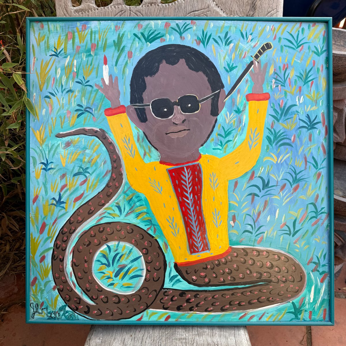 bertgrimm's tweet image. Richard Morse of the Grand Hotel Oloffson by Gerard '87 @RAMhaiti