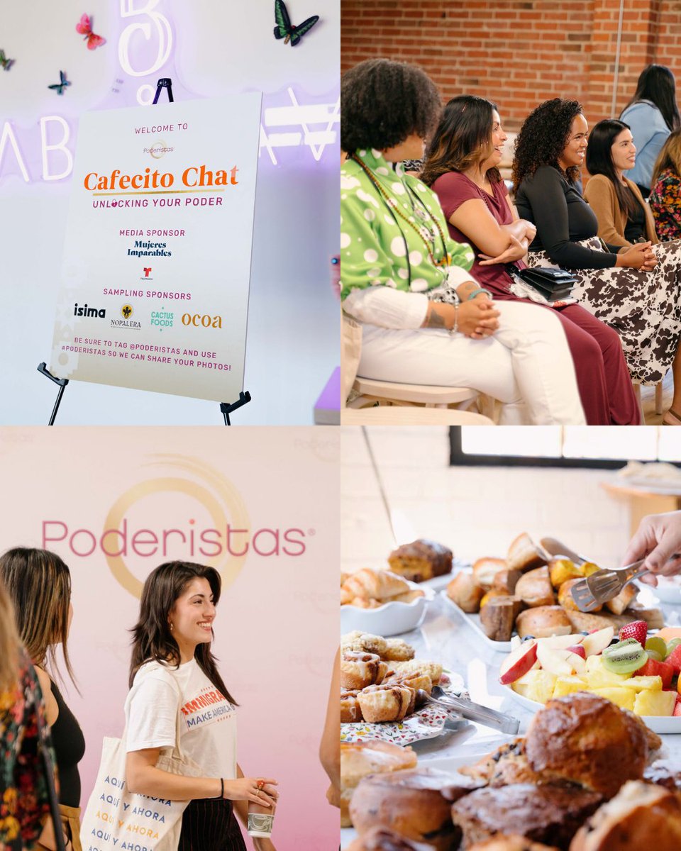 poderistas's tweet image. What a weekend of poder during our Cafecito Chat series in North Carolina alongside our community. Our conversation was rooted in our theme of Unlocking Your Poder, covering how our power can be used holistically. ❤️‍🩹🔓 RSVP for the next one bit.ly/cafecito25. 💖