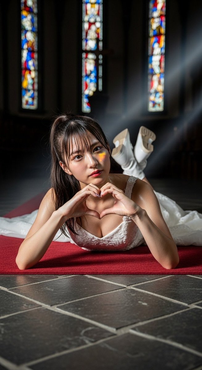 LastLoserDH's tweet image. #AIart #AIgirl 
Cheerleaders in Chapel: 
Dress of Light #4