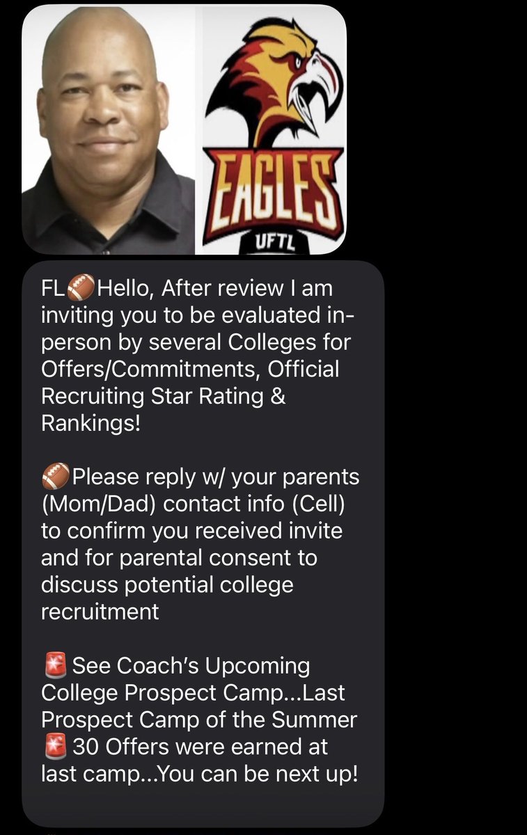 first college invite