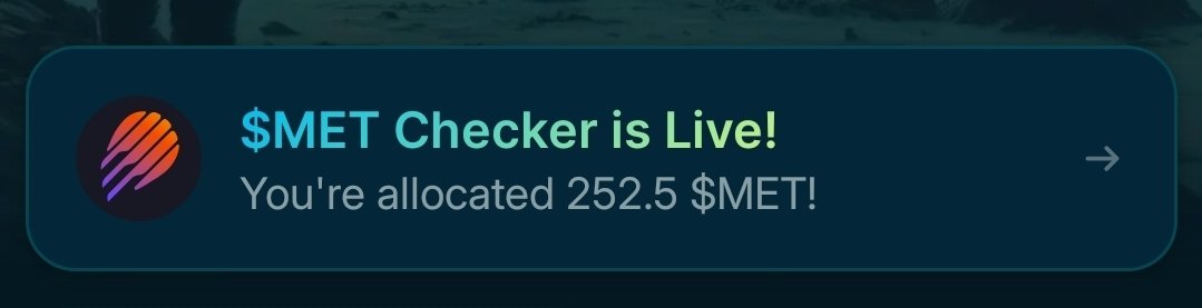 Ready for the $Met TGE tomorrow all 252 locked and ready to earn fees at launch.