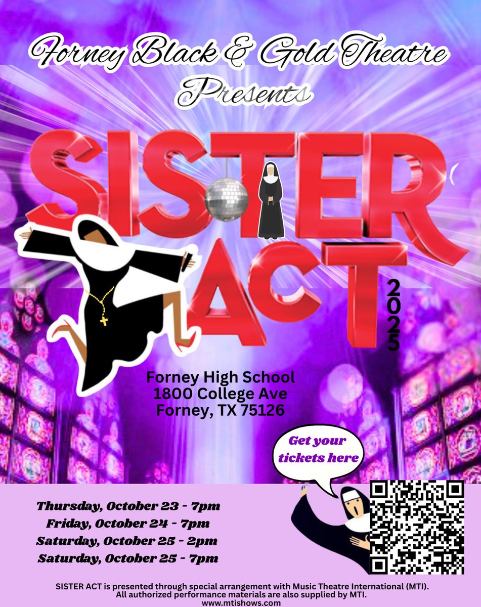 CoachFleen's tweet photo. It may be open week, but there is plenty you can do to support the Rabbits this weekend! Forney B&G theatre putting on Sister Act, @ForneySoccerLRS putting on a skills clinic (indoors if bad weather), and @forneyband competition on Saturday at 2:45pm in Mesquite! #RepYourTown https://t.co/3ac7ZauhiS