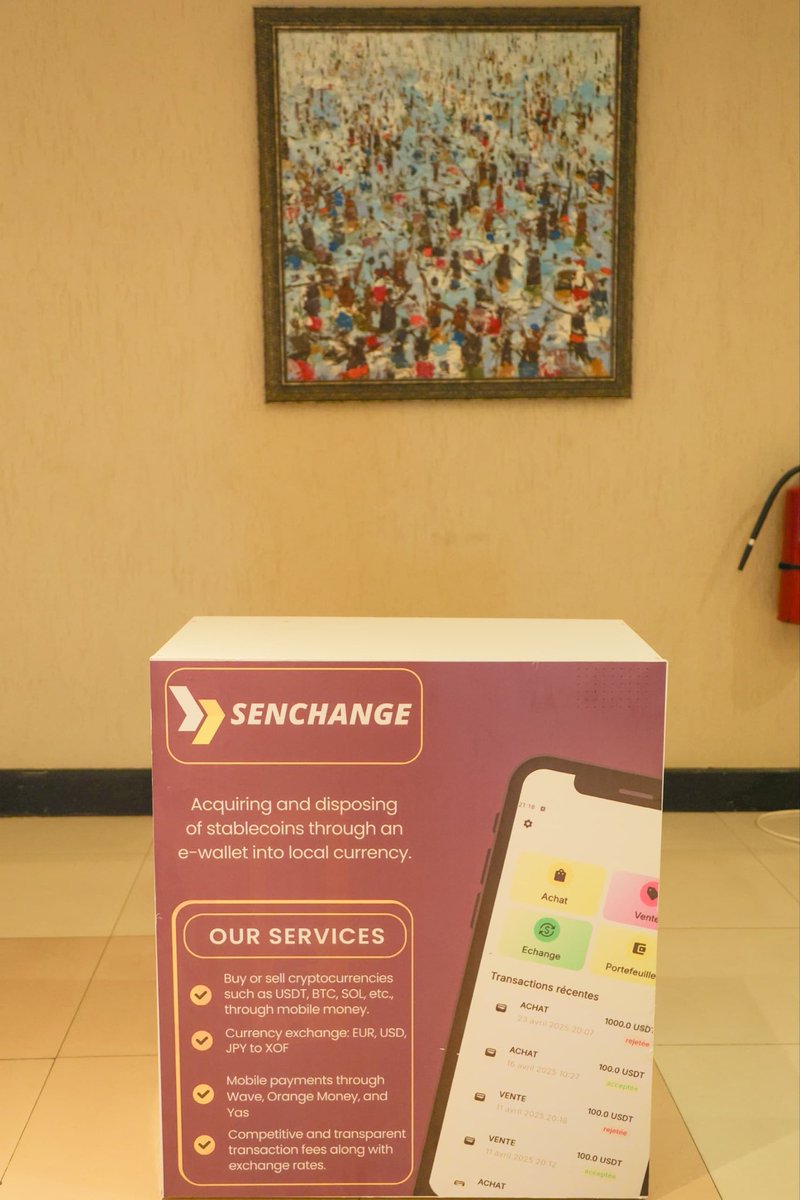 0xWeb3DevRel's tweet image. 🇬🇭 What an experience at the @AfriFintech Accra 2025!
With @SenchangeApp, we were proud to be the only Francophone fintech selected among 35 startups to pitch on stage. 🎤✨
A true moment of pride for the Francophone fintech ecosystem.
#AFTSAccra2025 #Fintech #FrancophoneAfrica