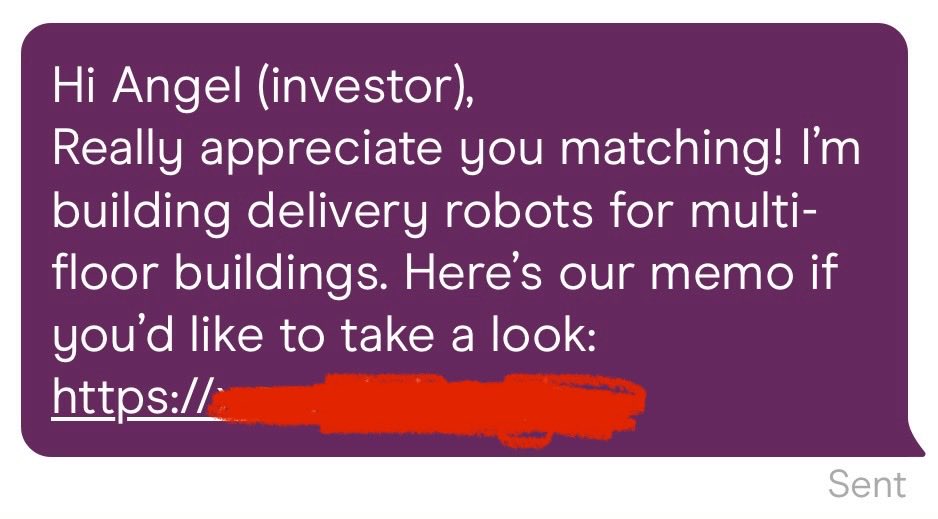 Hinge > cold outreach