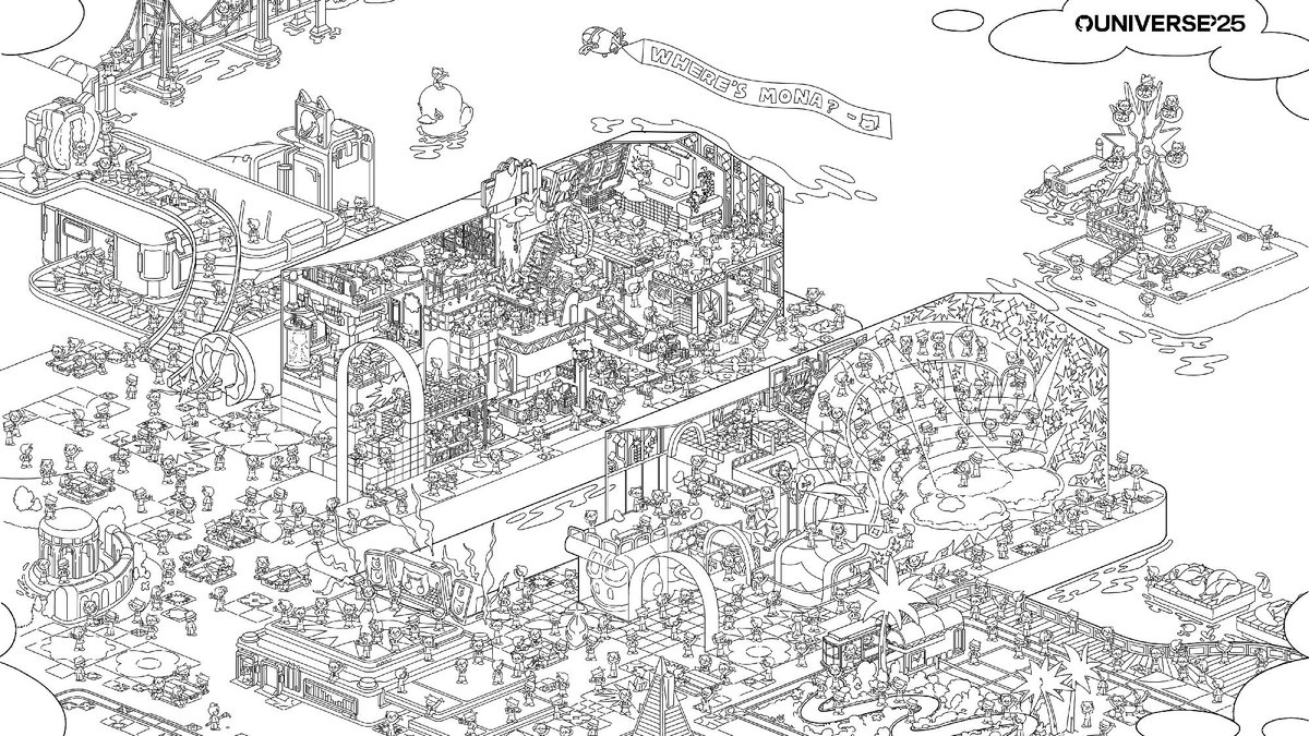 github's tweet image. Can you spot Mona? 👀
We’re cooking up something fun for #GitHubUniverse 🖍️