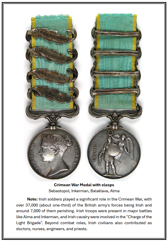 Remembering Mrs. Kelly who traveled with with her husband’s Regiment on the British military's Crimean campaign in the 1850’s, she witnessed the horrors of the major battles there, among them the battles o fSebastopol, Inkerman, Balaklava, Alma. 
curragh.info/archives/Crime…