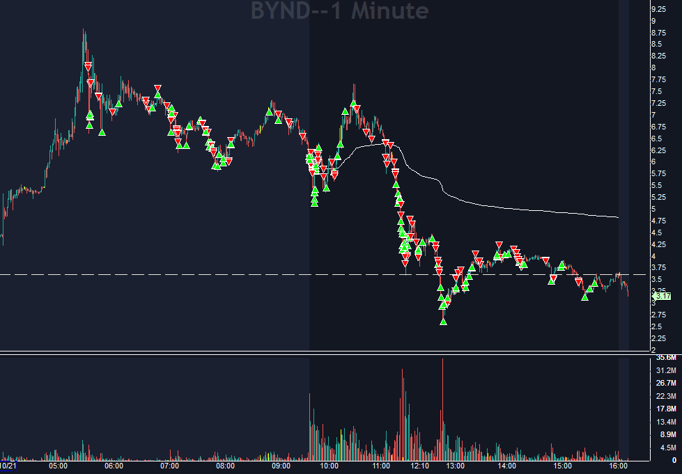 Valckrie's tweet photo. $BYND obviously the main trade of today 1) position hold willing to swing and 2) more actively managed spots https://t.co/5WAO0Dc3WJ