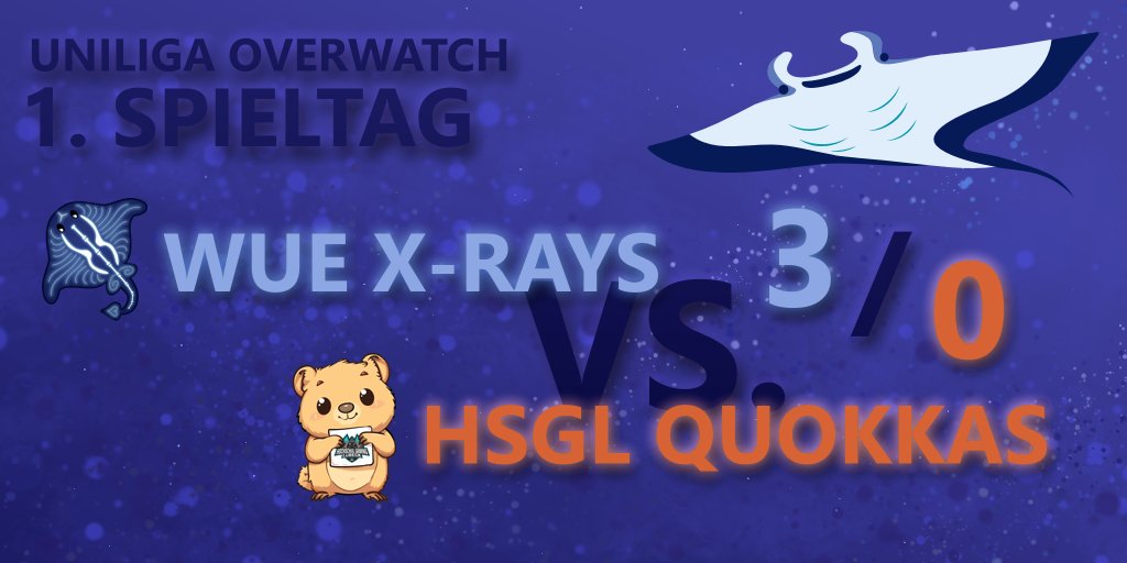 1. Spieltag geschafft! :3

GGs an die Quokkas <a href="/HsGamingLuebeck/">HochschulGamingLübeck</a>  <3