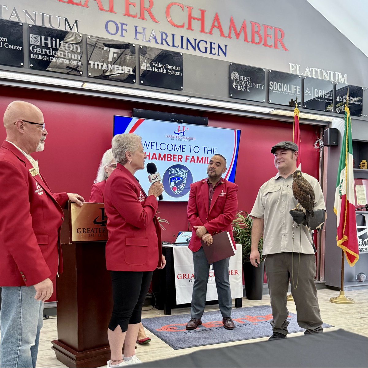 SG_Falconry's tweet image. I am very thankful to The Greater Chamber of Harlingen for a wonderful ribbon cutting celebration last week! 

#falconry #birdcontrol #business #smallbusiness #smallbusinessownerlife #businesses #businessowner #harrishawk