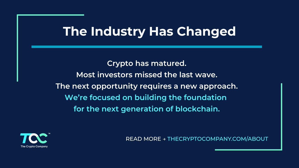 The Industry Has Changed. Crypto has matured, but infrastructure remains  fragmented and undercapitalized. $CRCW is focused on the infrastructure  powering the next generation of blockchain. 🔗 https://t.co/XQpp3LKO65  #OTCMarkets #Blockchain #Web3
