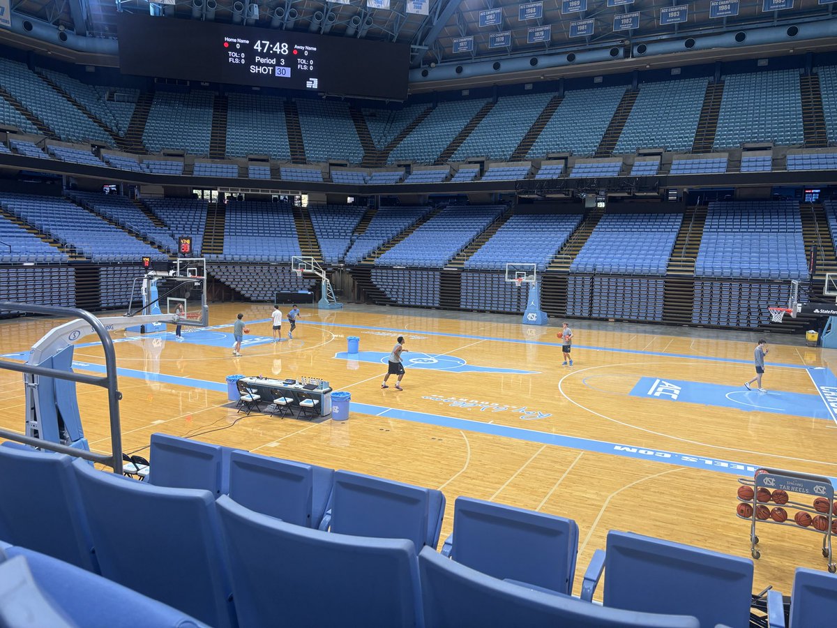 Great day today at <a href="/UNC_Basketball/">Carolina Basketball</a>