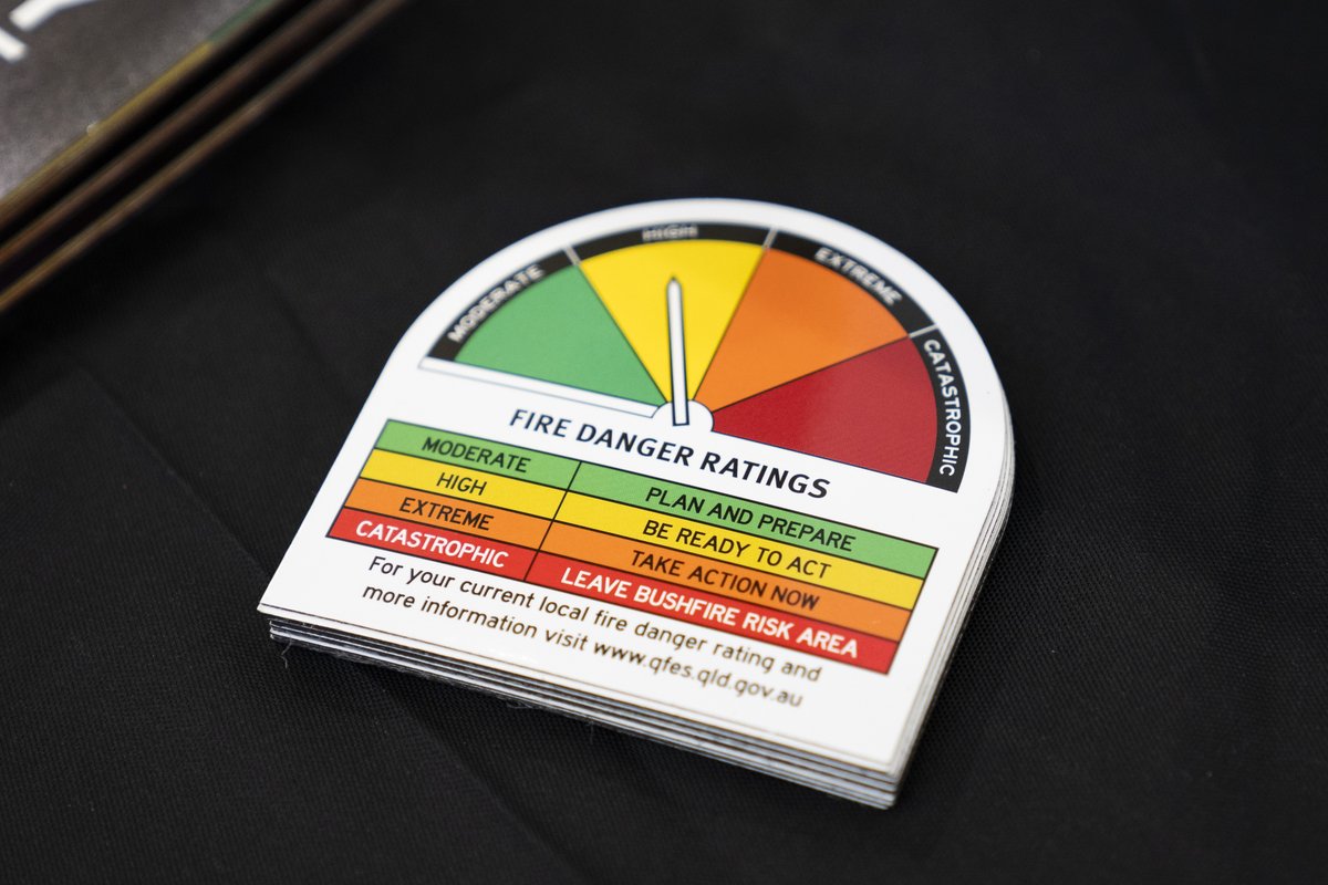 QldFireDept's tweet image. The majority of Queensland will experience high fire danger over the next few days.
There are specific things you can do at each level of fire danger.
A ‘high’ forecast is your sign to be ready to act.
It means you should prepare your property, check for fire bans or restrictions…