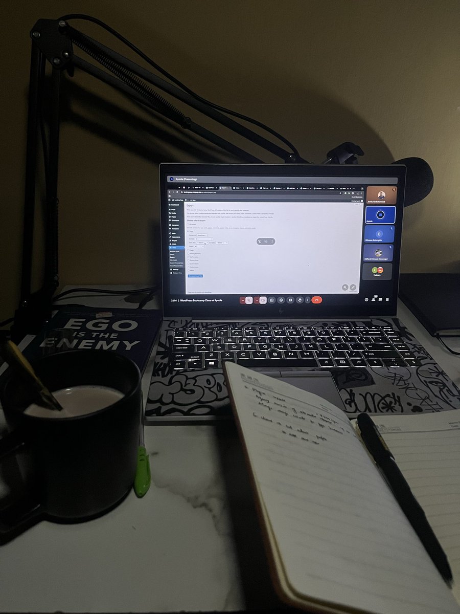 the234saint's tweet image. Day 1 of paid Wordpress bootcamp by @hiayoola
Just one hour in and this is already the best Wordpress class I’ve ever attended.
This is money well spent