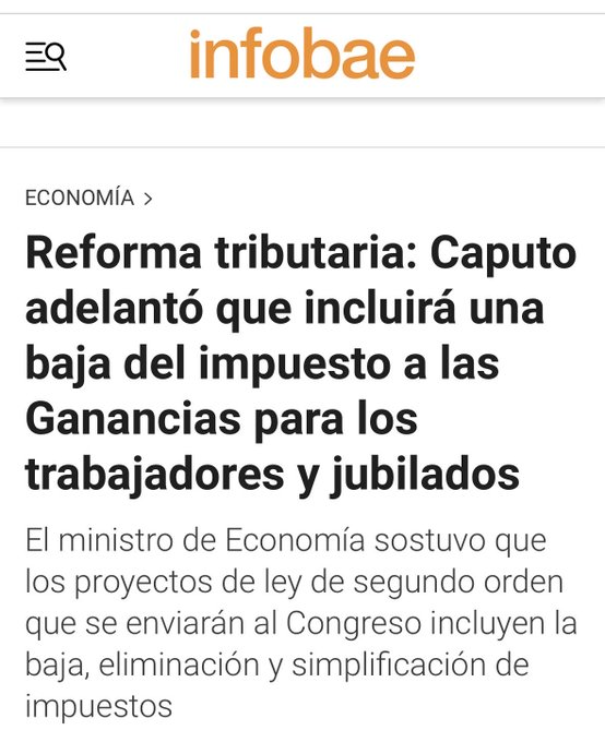 SE VIENE.

BAJA DE IMPUESTOS A TRABAJADORES Y JUBILADOS.

¿Serán capaces de rechazarlo en el Congreso los kukas?