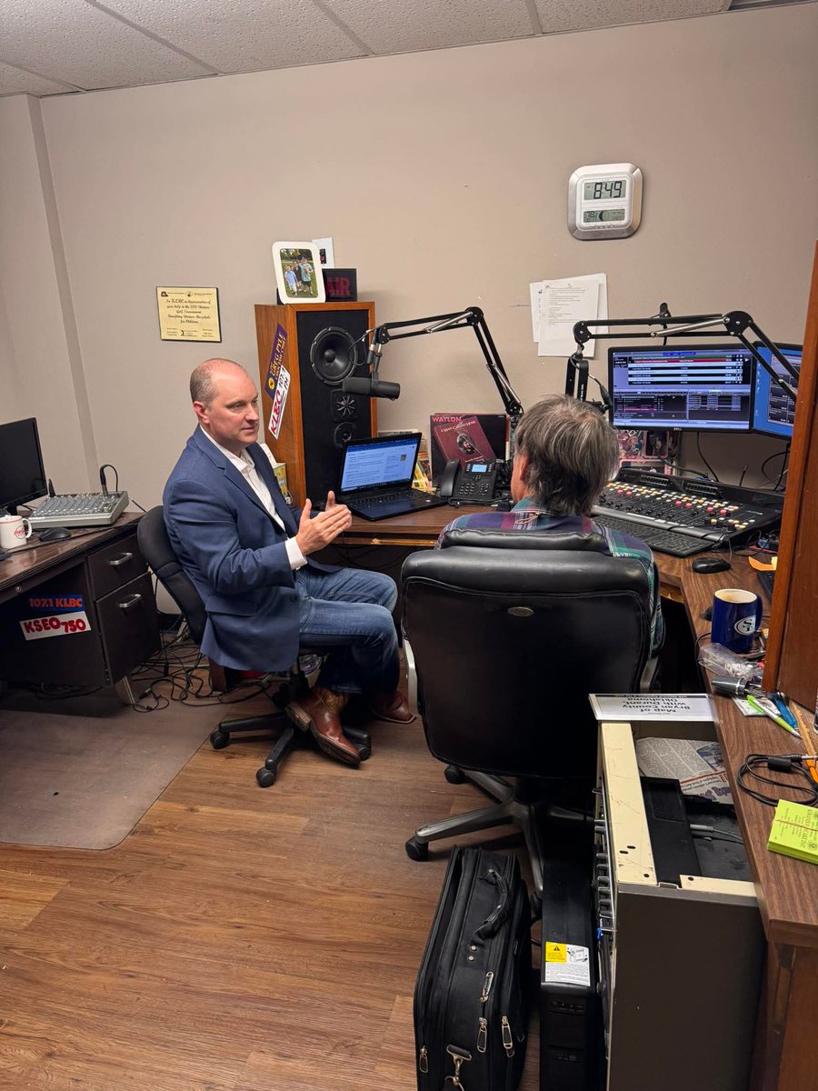 Thank you Scott Corbin with KLBC 106.3 for having me on air. I had a great time chatting about the race for Attorney General.