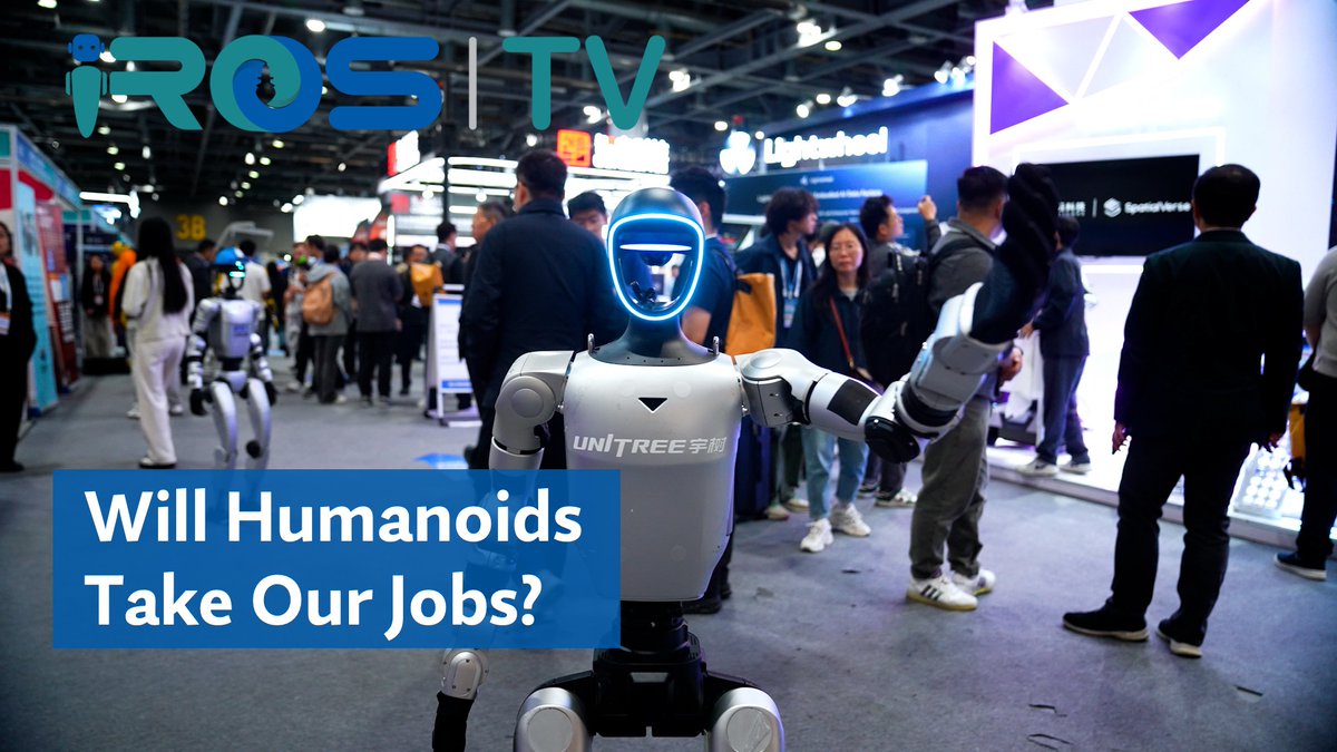 WebsEdge - Science (@websedgescience) on Twitter photo At #IROS2025 in Hangzhou, we asked attendees a big question: Are humanoids on track to replace human workers? Hear their thoughts about the future of humanoids, human–robot collaboration, and where the line between people & machines might blur. <a href="/IROS2025/">IROS 2025</a> youtu.be/LeR2UEln9-8 At #IROS2025 in Hangzhou, we asked attendees a big question: Are humanoids on track to replace human workers? Hear their thoughts about the future of humanoids, human–robot collaboration, and where the line between people & machines might blur. <a href="/IROS2025/">IROS 2025</a> youtu.be/LeR2UEln9-8