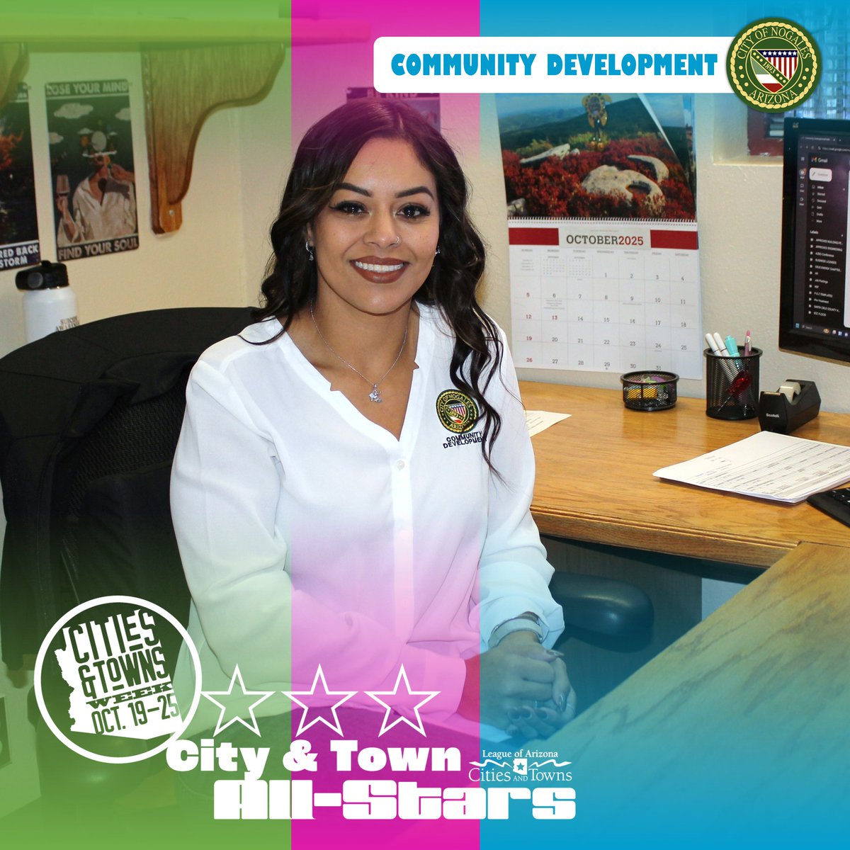 cityofnogales's tweet image. Arizona Cities & Towns Week – Day 5:
Community Development Department
#AZCityWeek #CityOfNogales #CommunityDevelopment #BuildingNogales #NogalesStrong #PublicService #LocalGovernment