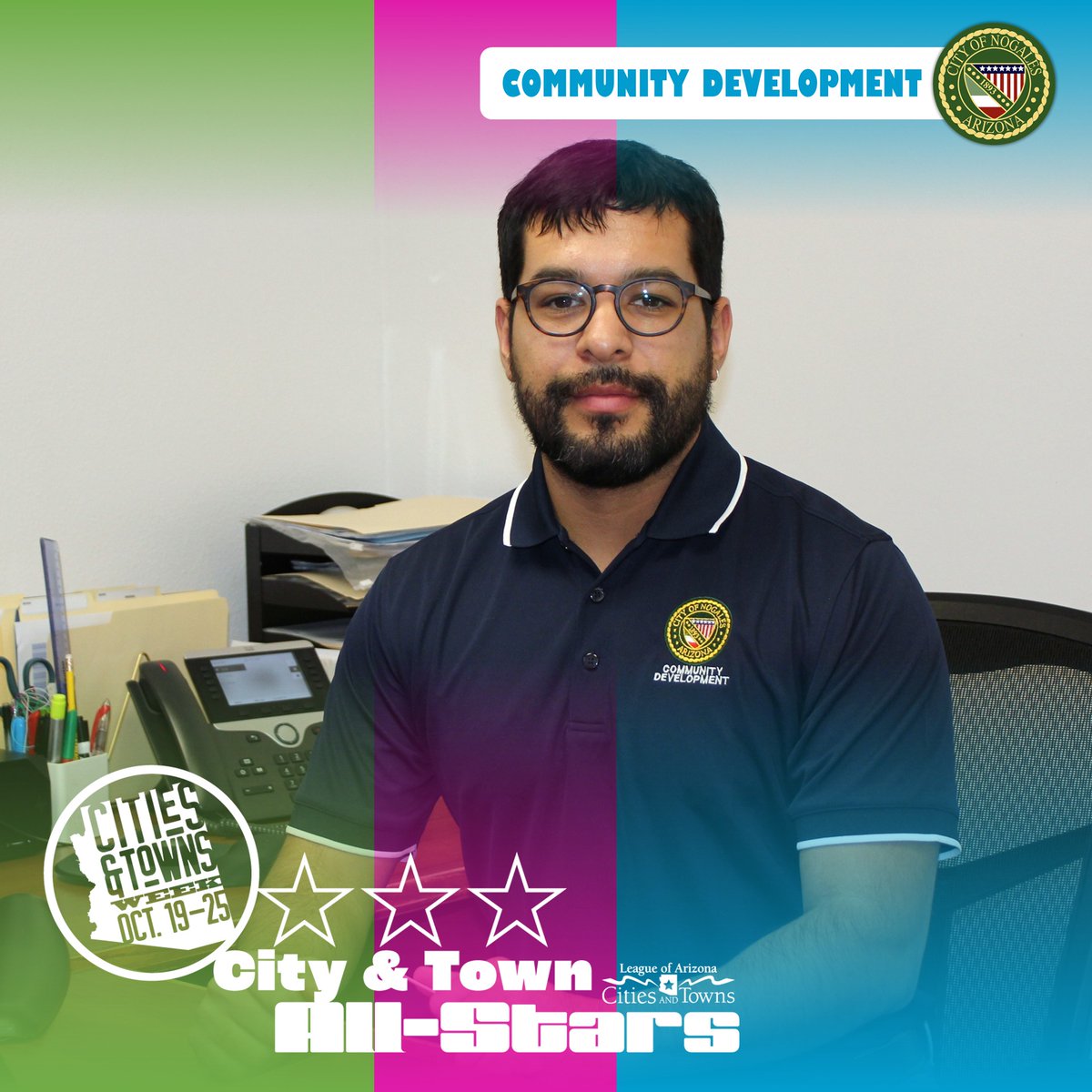 cityofnogales's tweet image. Arizona Cities & Towns Week – Day 5:
Community Development Department
#AZCityWeek #CityOfNogales #CommunityDevelopment #BuildingNogales #NogalesStrong #PublicService #LocalGovernment